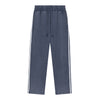 Contrast Side-Stripe Cotton Sweatpants