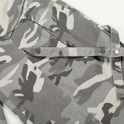 Utility Camouflage Cargo Wide Leg Pants