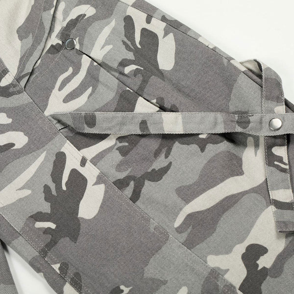 Utility Camouflage Cargo Wide Leg Pants