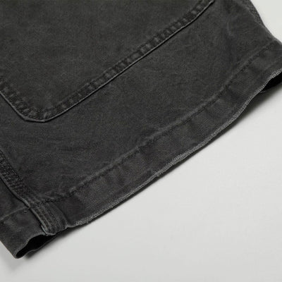 Unique Distressed Oversized Black Cargo Jeans