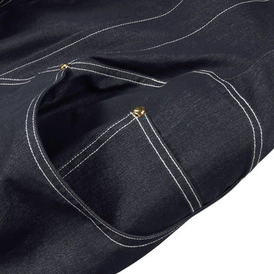 Denim Halterneck Corset Maxi Dress