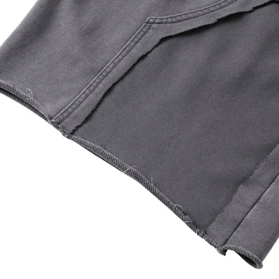 Heavyweight Vintage Wash Ripped Pocket Shorts