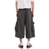 Multi-Pocket Baggy Cargo Cropped Pants