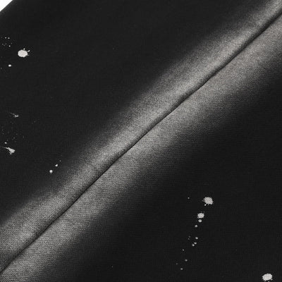 Casual Loose Fit Paint Splatter Elastic Waist Sweatpants