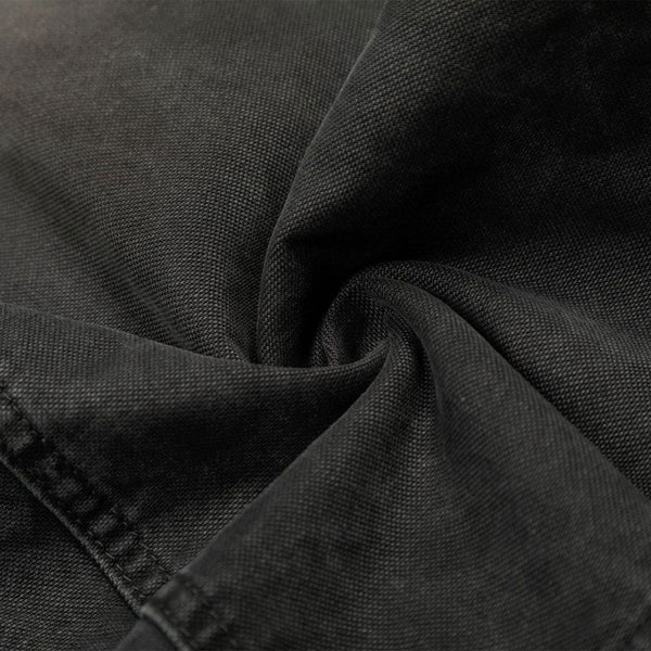 Unique Distressed Oversized Black Cargo Jeans