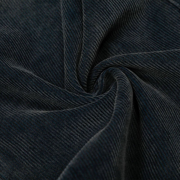 High Waisted Wide Leg Corduroy Cargo Pants