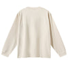 Solid Loose Fit Side Split Hem Long Sleeve T-Shirt