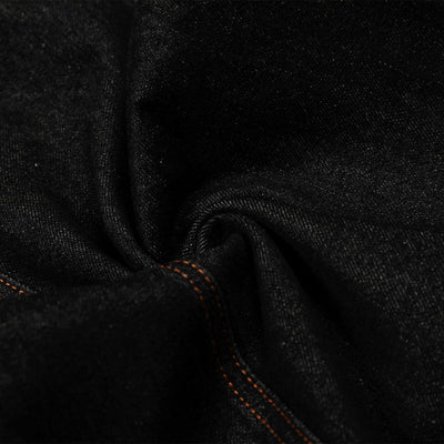 Structured Wide Leg Heavy Stitch Denim