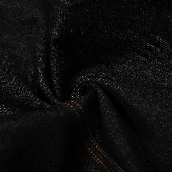 Structured Wide Leg Heavy Stitch Denim