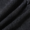 Black Zipper Detail Techwear Utility Denim Cargo Pants
