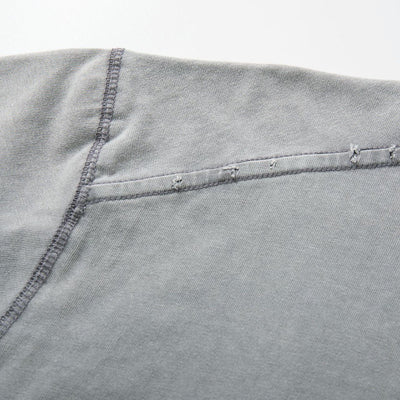 Vintage Washed Distressed Crewneck Short Sleeve Casual Tee