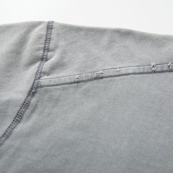 Vintage Washed Distressed Crewneck Short Sleeve Casual Tee