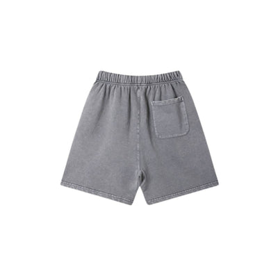 Vintage Fade Oversized Cotton Shorts