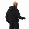 Washed Raw Edge Double Slider Zip Hoodie