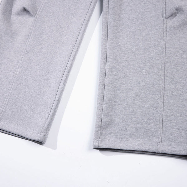 Relaxed Streetwear Deconstructed Curved Blade Joggers