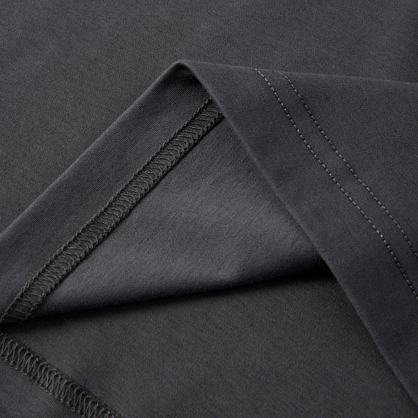 Panelled Back Seam Sleeveless T-Shirt
