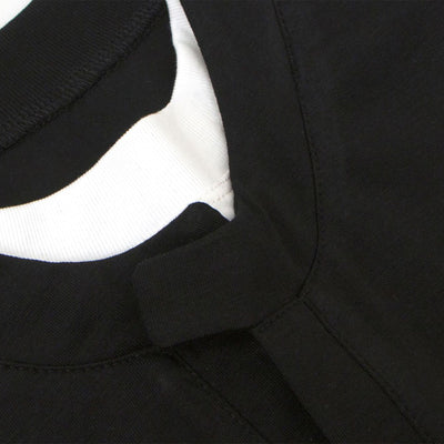 Layered Deconstructed Cropped Boxy Crew Tee
