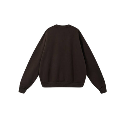 Heavyweight Fleece Boxy Drop ShoulderCrew Neck Sweatshirt