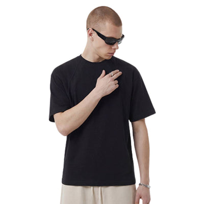 3D Panel Cotton Oversized T-Shirt