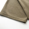 Casual Waffle Fabric Button Neck T-Shirt