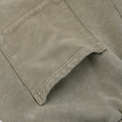 Washed Faded Cotton Sweatshorts