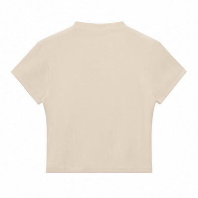 Minimal Textured Knit Fit T-Shirt