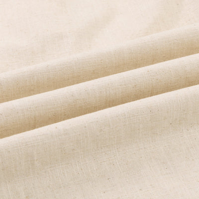 Solid Tint Linen-Blend Barrel Pants