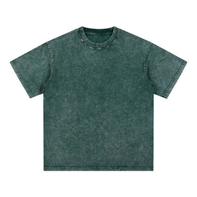 Washed Faded Baggy Cotton Tee 7.5oz
