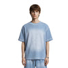 Vintage Waffle Knit Contrast Stitch Oversized T-Shirt