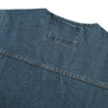 Relaxed V-Neck Denim Cargo Vest