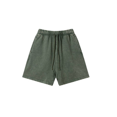 Vintage Fade Oversized Cotton Shorts