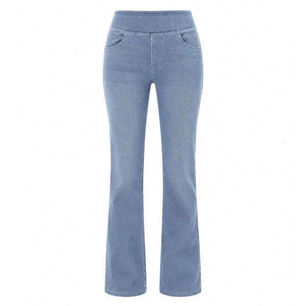 Vintage Washed High Waist Straight Leg Jeans