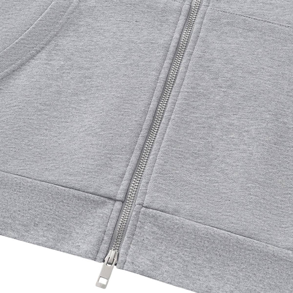 Vintage Boxy Full Zip Hooded Sweatshirt