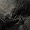 Whisker Fade Distressed High Street Loose Jeans