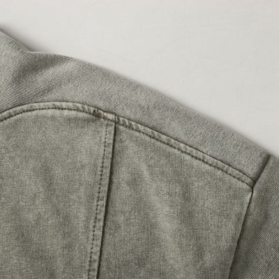 Vintage Washed Distressed Short Sleeve Panel Design Tee