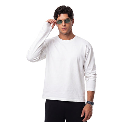 Solid Stretch Thumb Hole Long-Sleeve T-Shirt 260gsm