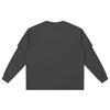 Solid Color Mock Layered Sleeves Sweatshirt