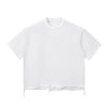 Distressed Oversized Raw Hem Tee