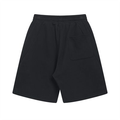 Plain Color Thick Patchwork Shorts