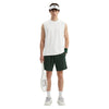Panelled Back Seam Sleeveless T-Shirt