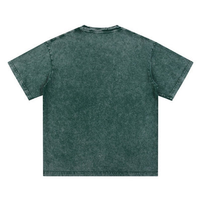 Washed Faded Baggy Cotton Tee 7.5oz