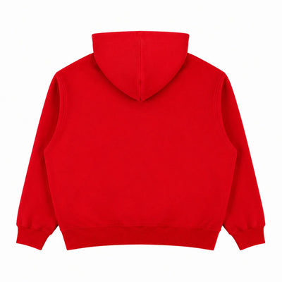 Boxy Cropped 340G Thermal Fleece Zip Hoodie