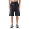 West Coast Waffle Double Waistband Snow Washed Distressed Shorts