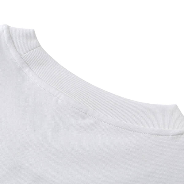 Solid Loose Fit Side Split Hem Long Sleeve T-Shirt