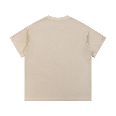 340G Vintage Wash Waffle Knit Relaxed Fit T-Shirt