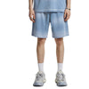 Retro Bleached Ombre Streetwear Loose Fit Bermuda Shorts