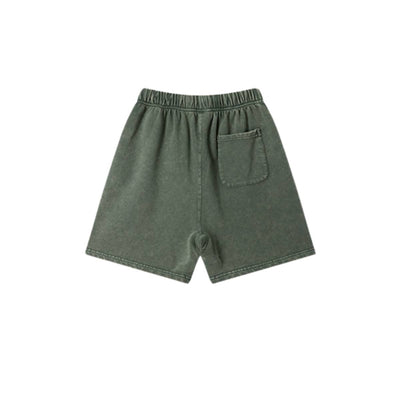 Vintage Fade Oversized Cotton Shorts