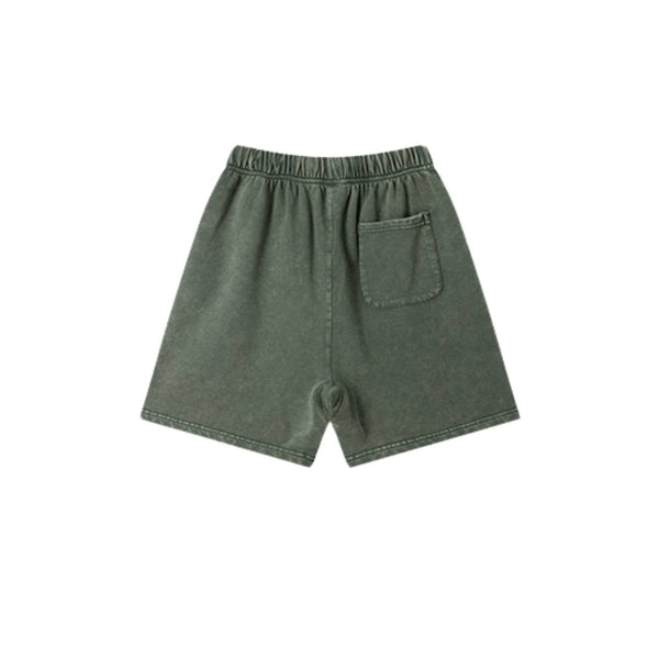 Vintage Fade Oversized Cotton Shorts