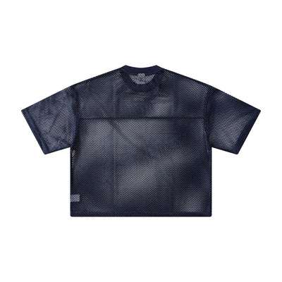 Retro Football Mesh Cropped Athletic Jersey 78