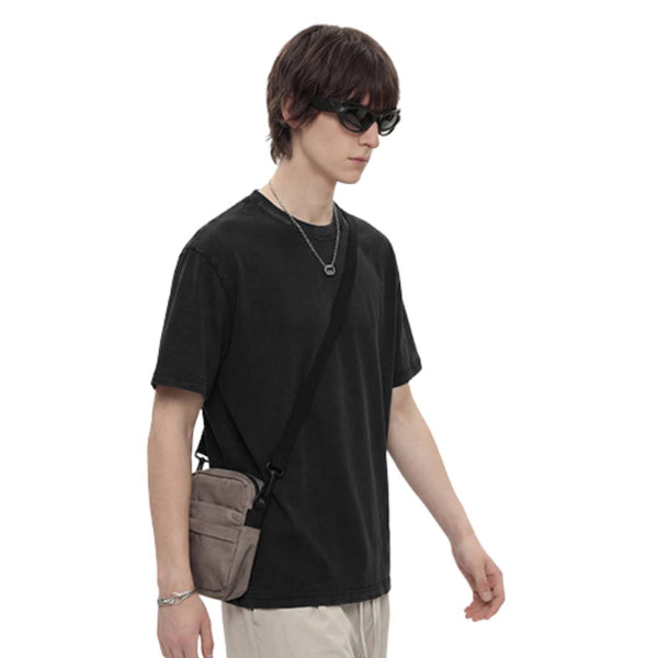 Heavyweight Vintage Fade Split Hem T-Shirt 8.1oz